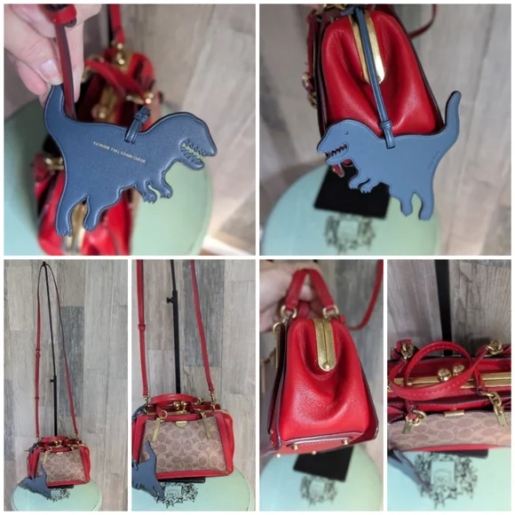 Coach Dreamer 21 Signature Rexy By Guang yu With Rexy Charm - Picture 14 of 16